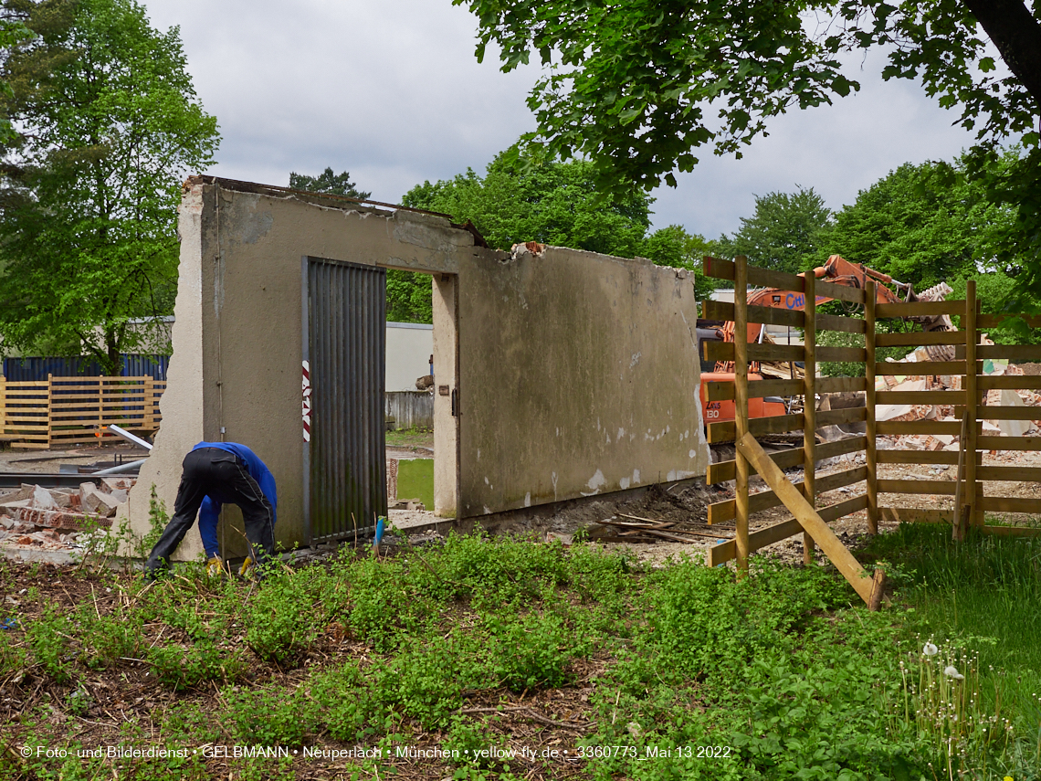 13.05.2022 - Baustelle am Haus für Kinder in Neuperlach